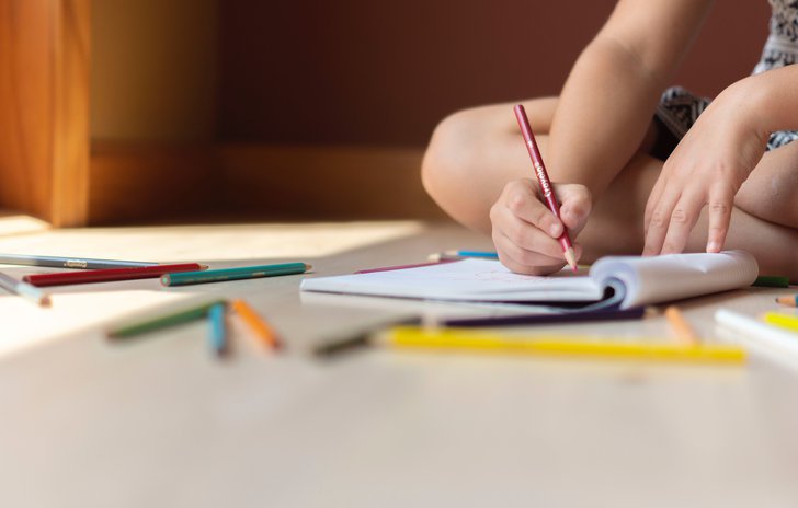 person drawing